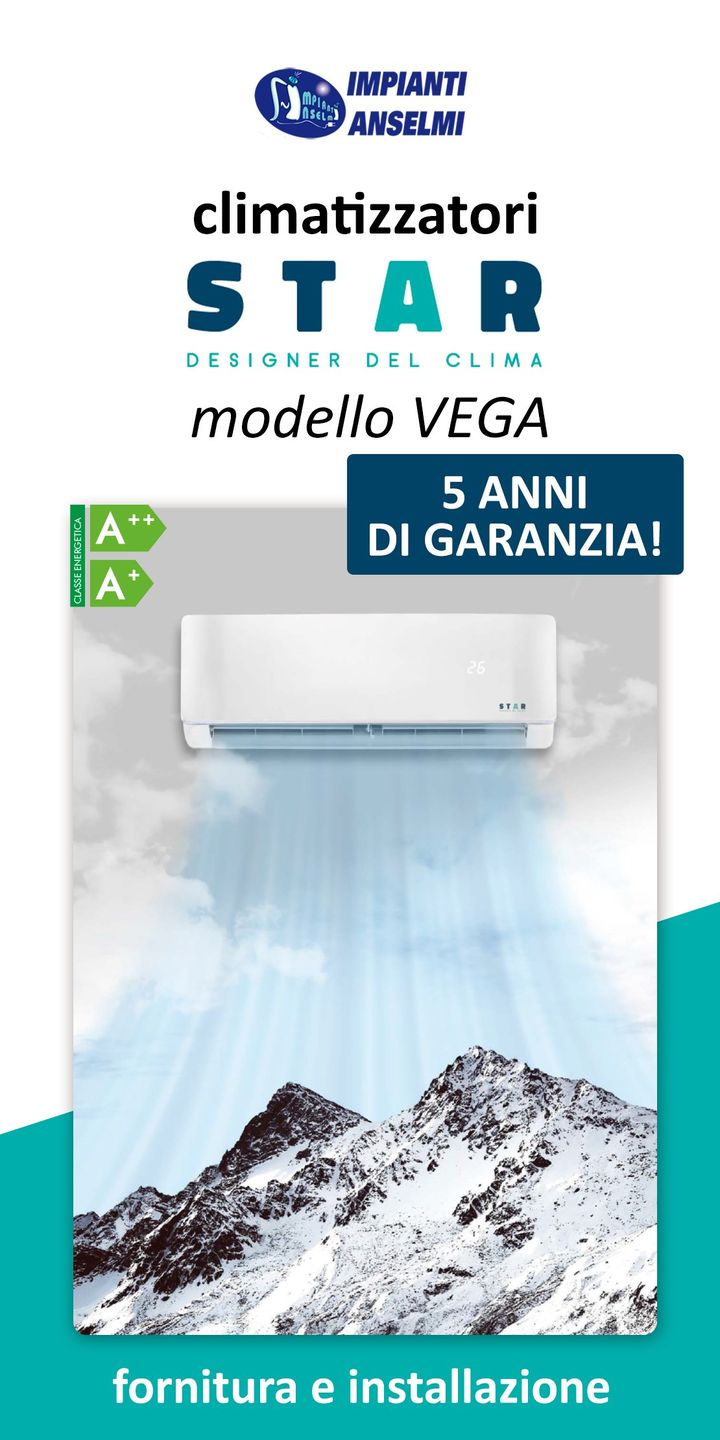 Climatizzatore Star Vega: comfort e risparmio energetico a portata di
