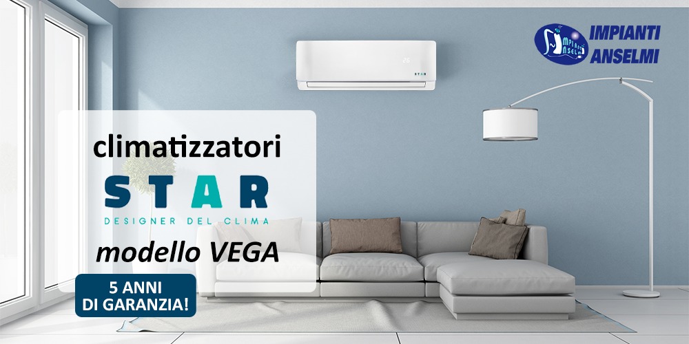 Da Impianti Anselmi ➡ Climatizzatore Star #Vega 🌟❄️

Scegli il modello