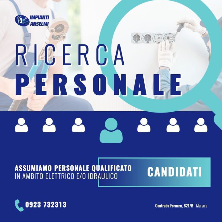 ➡ ASSUMIAMO

Siamo alla ricerca di personale qualificato in ambito elettrico